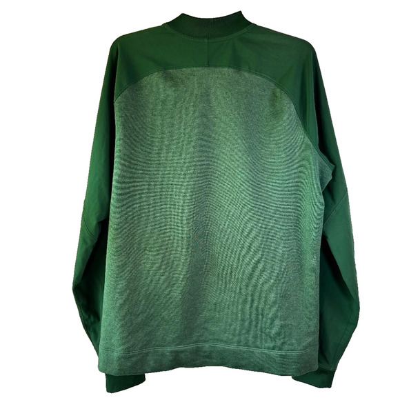 Under Armour Loose Coldgear Zip Up Jacket Green Lacrosse with B Men's Size L - Picture 2 of 15